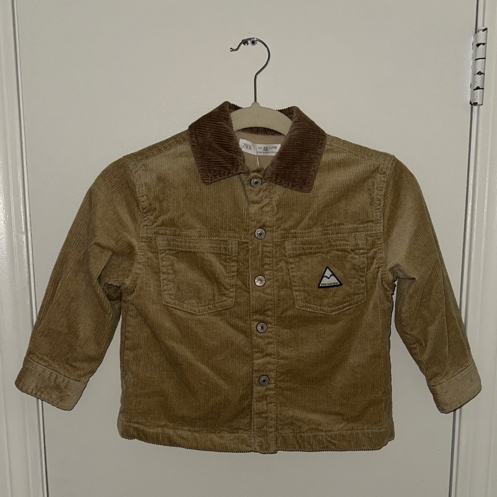 ZARA KIDS Tan Corduroy Jacket